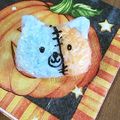 orangejelly's cooksnap of when they made デコふりで！つぎはぎネコ弁当.