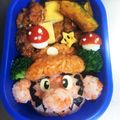 flower817's cooksnap of when they made マリオのキャラ弁の作り方（動画付き）.