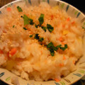 P_heaven's cooksnap of when they made 鮭とお沢庵の簡単混ぜご飯.