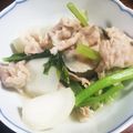 momo__can's cooksnap of when they made 簡単☆かぶと葉と豚肉の薄味煮物.