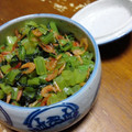 しぃぃくん's cooksnap of when they made かぶの葉と桜えびの炒め煮☆常備菜.