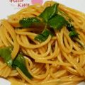 クック57W0GW☆'s cooksnap of when they made 挽き肉と三つ葉の和風パスタ.