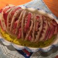 jununu's cooksnap of when they made 塩豚ハッセルバック蓮根☆ヘルシーで美味〜.