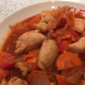 2みーちゃん's cooksnap of when they made トマトと鶏肉のさっぱり炒め.