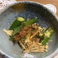 chi−ちゃん's cooksnap of when they made えのき＆オクラのおかかゴマ和え♪即完成❤.