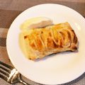 はらぺこなあおむし's cooksnap of when they made 秋スイーツ♡りんご入りスイートポテトパイ.