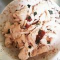 クックS85M5R☆'s cooksnap of when they made 面倒な工程は省略！鶏ささみの梅紫蘇和え.