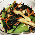 fuyurera's cooksnap of when they made 小松菜とひじきの炒めもの.