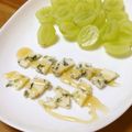 chou*'s cooksnap of when they made ブルーチーズ×マスカット.