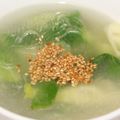 ぷのぷの's cooksnap of when they made 青梗菜の簡単韓国風スープ.
