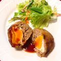 yesmama's cooksnap of when they made 半熟卵で☆スコッチエッグ.