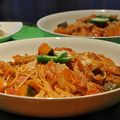 MyDining's cooksnap of when they made 残り野菜のナポリタン(^-^).