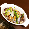 ごはん作り１年生♪'s cooksnap of when they made あさりとアスパラの白ワイン蒸し.