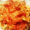 ☆megrim☆'s cooksnap of when they made とろけるチーズ入りトマトとツナのパスタ☆.