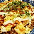 にゃおりんママ's cooksnap of when they made インスタント焼きそばでオムソバ♪.