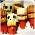 ♡ちいちゃん♡'s cooksnap of when they made 簡単 キャラ弁 おかず ちくわタコ星人④.