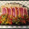 シーカ0913's cooksnap of when they made ♡マグロのカツ★たっぷり野菜ソース♡.