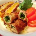 シーカ0913's cooksnap of when they made ピーマンとチーズのごちそうカツ.