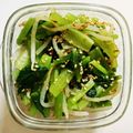 Mick's cooksnap of when they made もやしと小松菜のナムル.