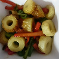 ソエ★'s cooksnap of when they made 焼肉のタレで♪ちくわとピーマンの炒め物.