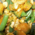 ハルちゃん☆'s cooksnap of when they made 炒めて！かぼちゃといんげん、そしてナッツ.