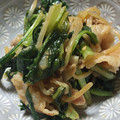 クックS8D7KR☆'s cooksnap of when they made 豚バラと小松菜の味噌マヨ炒め.