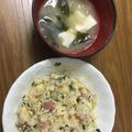 クック99QQ83☆'s cooksnap of when they made 長ネギチャーハン.