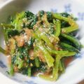 ma＆ka's cooksnap of when they made 菜の花のごま味噌和え.