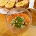 シャーベ☆'s cooksnap of when they made おもてなしに♪サーモン＆アボカドの前菜.