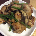 jijimo's cooksnap of when they made にんにくの芽と鶏肉のごまみそ炒め.