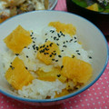 にゃにゃ☆☆☆'s cooksnap of when they made サツマイモの炊きおこわ.