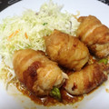 kiriMin's cooksnap of when they made 夢の共演！？豚肉とささみの肉肉巻き〜♪.