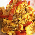 マリーS's cooksnap of when they made 豚こまと卵のチリソース炒め.