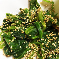 KT614's cooksnap of when they made ほうれん草の胡麻和え！.