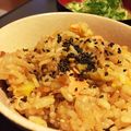 ぱくもぐ。's cooksnap of when they made 生姜香る☆鮭と薩摩芋の炊き込みご飯。.