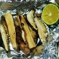 まおなや's cooksnap of when they made 丹波摂津の松茸でホイル焼き.