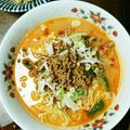 クックYK66XW☆'s cooksnap of when they made 市販のゴマだれ大活躍！お家で坦々麺♡.