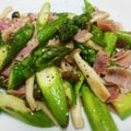 チキティーコ's cooksnap of when they made アスパラ・ベーコン・エリンギの炒め物☆.