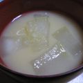 まゆピン's cooksnap of when they made 夏のおみおつけ、冬瓜とミョウガ.
