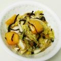 bakery's cooksnap of when they made 柿と白菜の塩昆布あえ.