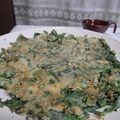 ちよ羊's cooksnap of when they made 青々！春菊のチヂミ.