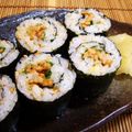 ＠LECHE's cooksnap of when they made ピンクで可愛い大人の巻き寿司.