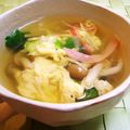 ＠LECHE's cooksnap of when they made 節約節約～♪　レタスの外葉deスープ.