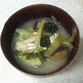 サーフブレイド's cooksnap of when they made さつま芋と小松菜のお味噌汁♪.