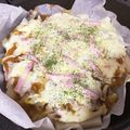 くりとたまご's cooksnap of when they made 残ったカレーで餅ピザ.