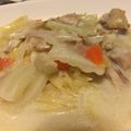 ぽちゃ93's cooksnap of when they made リメイク☆シチューでクリームパスタ♡.