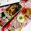 saku_ra4's cooksnap of when they made ハロウィンに目玉おむすび.