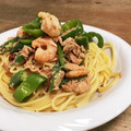 kkk32's cooksnap of when they made しらすとおくらの和風パスタ.