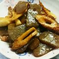 ポニョリーヌ's cooksnap of when they made ちくわとこんにゃくの煮付け.