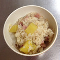 LaLaAKI's cooksnap of when they made さつまいもとベーコンの炊き込みご飯♪.